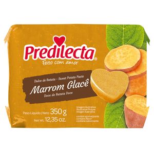 Doce de Batata Doce Predilecta Marron Glacê Pacote 350g