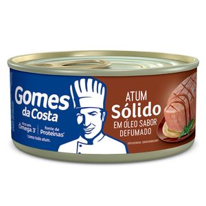 Atum Sólido Gomes da Costa em Óleo Defumado Lata 120g