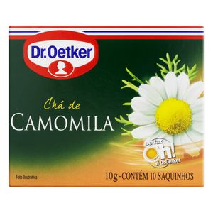 Chá Dr.Oetker Camomila 10g c/ 10 Sachês