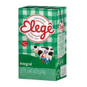 Leite Líquido Elegê Integral Tetra Pak 1 Litro