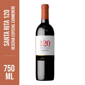 Vinho Chileno Santa Rita 120 Carmenere 750ml