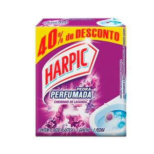 Neutralizador de Odores Pedra Perfumada Harpic Lavanda Super Economia