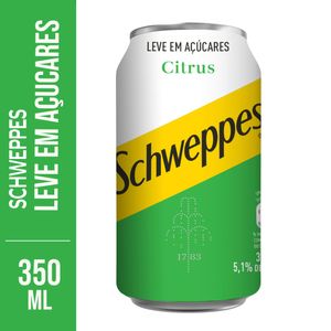 Água Tônica Schweppes Citrus Lata 350ml