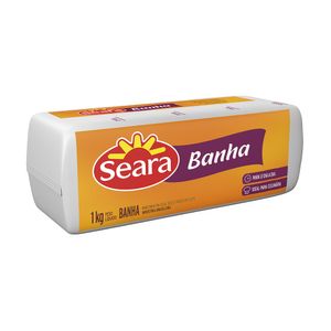 Banha Suína Seara Refinada 1Kg