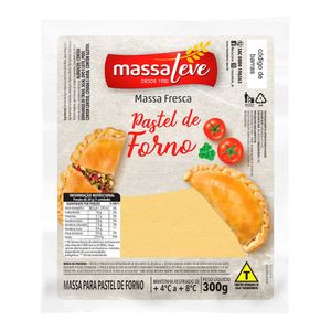 Massa p/ Pastel Massa Leve Forno 300g