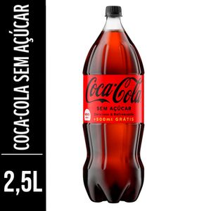 Refrigerante Coca Cola sem Açúcar Pet 2,5 Litros