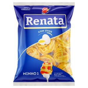 Macarrão Ninho Renata c/ Ovos N2 Pacote 500g