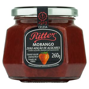 Geleia Ritter Morango Zero 260g