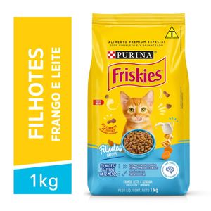 Ração Friskies Gatos Filhotes Frango e Leite 1kg