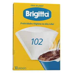 Filtro de Papel Brigitta Médio N.102 com 30 Unidades