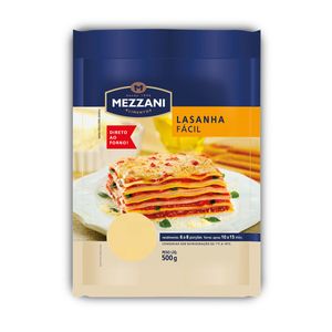 Massa Lasanha Mezzani Fresca 500g