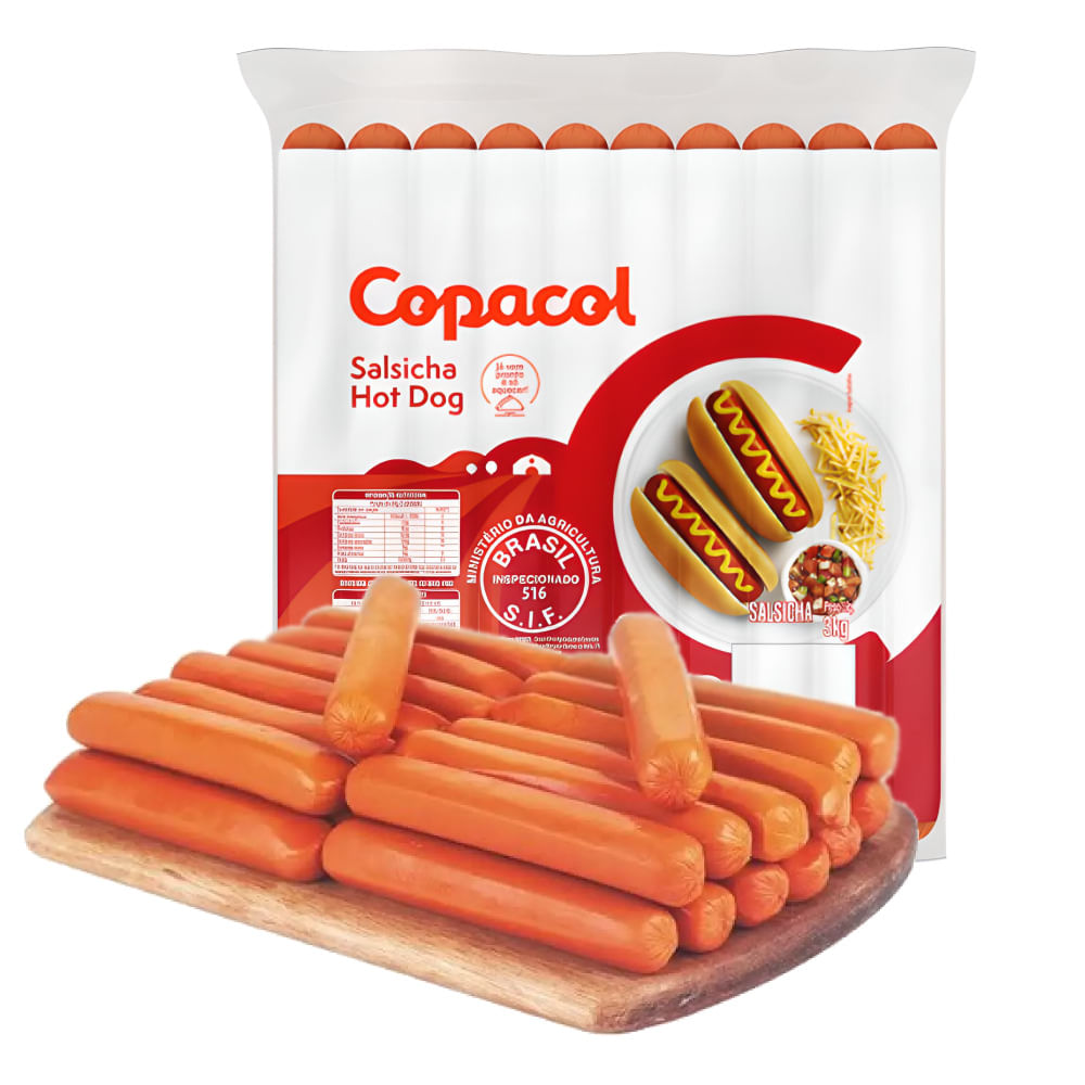 Salsicha Copacol Hot Dog Resfriada | Prezunic