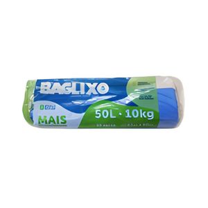 Saco p/ Lixo Baglixo Rolo 50l c/50 unid