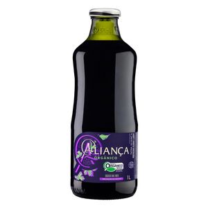 Suco de Uva Aliança Orgânico Integral Tinto 1 Litro