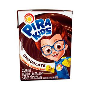 Bebida Láctea Uht Pirakids Chocolate Tetra Pak 200ml