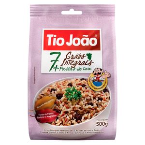 Arroz Tio João 7 Grãos Integrais + Passas 500g