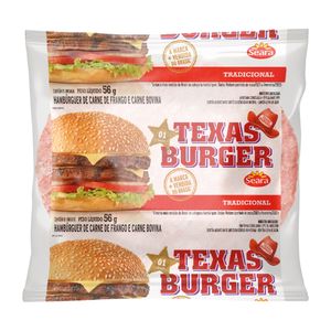 Hambúrguer Misto Seara Texas Burger Congelado 56g