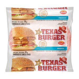 Hambúrguer de Frango Seara Texas Burger Congelado 56g