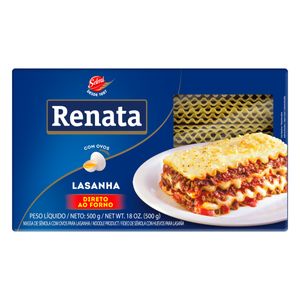 Massa p/ Lasanha Renata c/ Ovos 500g