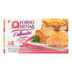 Folhado Forno de Minas Presunto e Queijo Congelado 240g