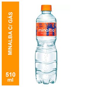 Água Mineral Minalba com Gás 510ml