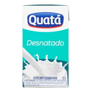 Leite Uht Quata Desnatado Caixa 1l