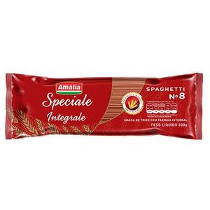 Macarrão Intergral Santa Amália Spaguetti N.8 500g