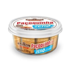 Paçoquinha Dacolônia Zero Adição de Açúcar Pote 170g