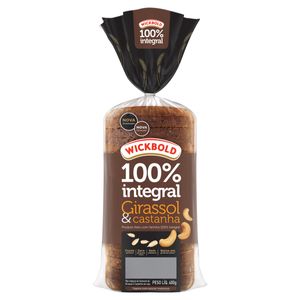 Pão Wickbold Integral Girassol e Castanha 350g