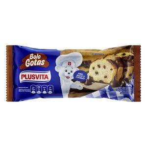 Bolo Plusvita Gotas de Chocolate 250g