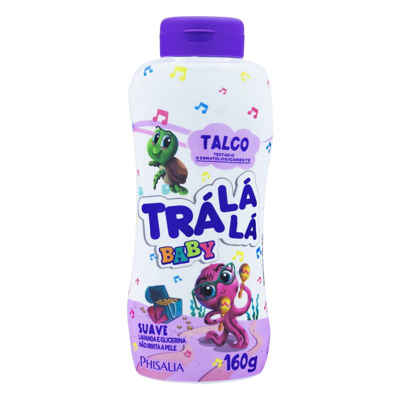 Talco Looney Tunes Trá Lá Lá Baby Suave Frasco 160g - Nosso Pão