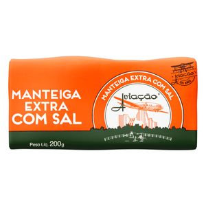 Manteiga Aviação Tablete com Sal 200g