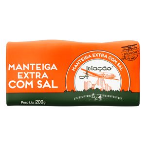 Manteiga Aviação Tablete c/ Sal 200g