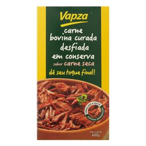 Carne Bovina Vapza Desfiada Curada Carne Seca 400g