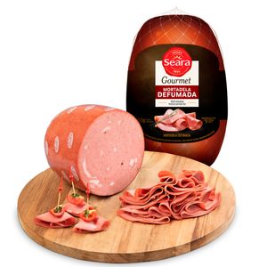 Mortadela Defumada Seara Gourmet Fatiada
