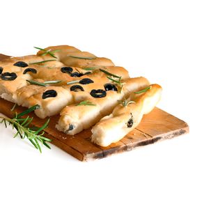 Pão Focaccia Azeitona Fabricação Própria