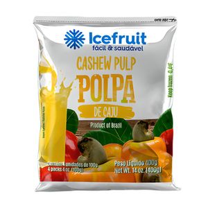 Polpa de Frutas Icefruit Cajú 400g