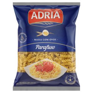 Macarrão Parafuso Adria c/ Ovos Pacote 500g