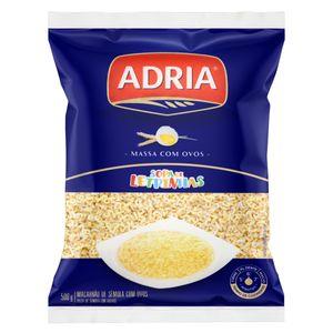 Massa de Sêmola com Ovos Adria Sopa de Letrinhas Pacote 500g