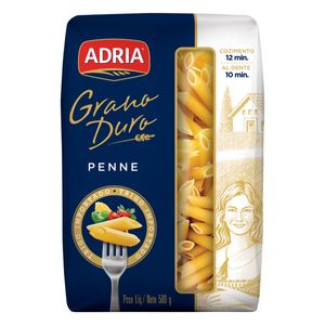 Macarrão de Sêmola Adria Grano Duro Penne Pacote 500g