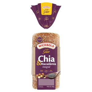 Pão Wickbold Grão Sabor Chia & Macadâmia 350g