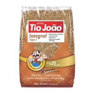 Arroz Parboilizado Integral Tio João Tipo1 1Kg