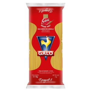 Espaguete de Sêmola Galo 1Kg
