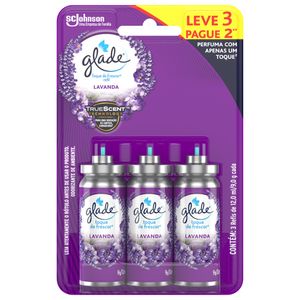 Desodorizador Glade Toque de Frescor Refil 12ml Leve 3 Pague 2