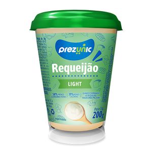 Requeijão Cremoso Prezunic Light 200g