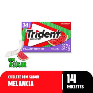 Chiclete Trident Melancia 25,2g Embalagem Econômica c/ 14 Unid