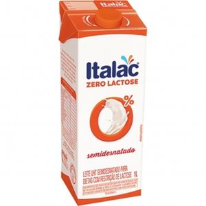 Leite Líquido Italac Semidesnatado Zero Lactose 1l