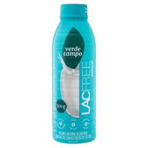 Iogurte Desnatado Verde Campo Lacfree Natural Zero Lactose Garrafa 500g