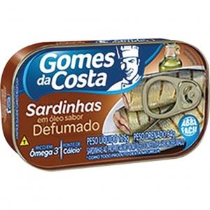 Sardinha Gomes da Costa em Óleo Defumado Lata 75g