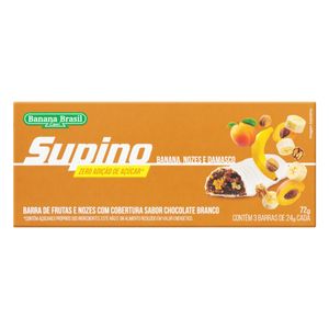 Barra de Frutas Supino Light Banana, Nozes e Damasco 72g